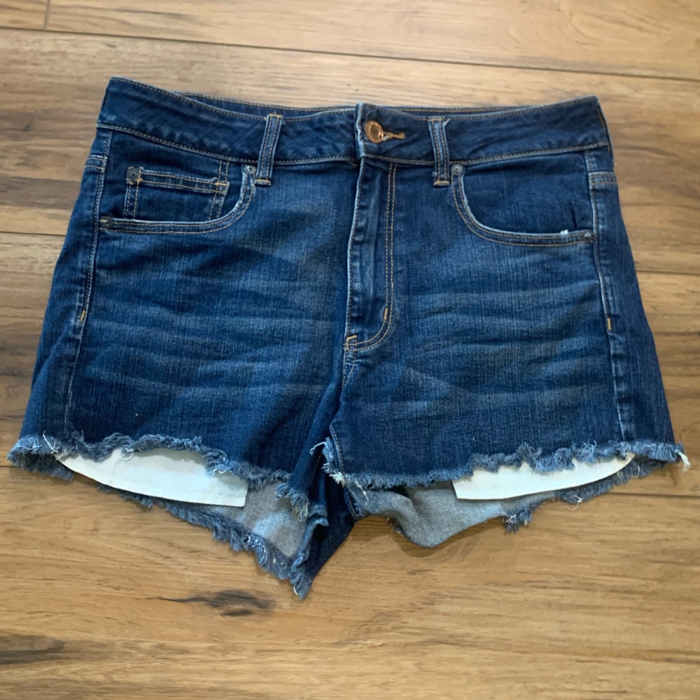 American Eagle Outfitters Blue Jean Shorts 12 Hi-Rise